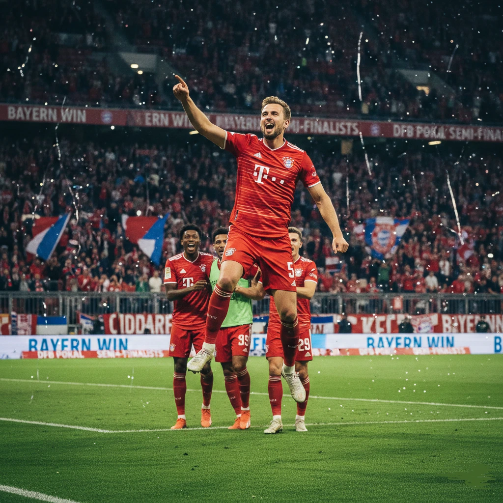 Harry Kane Bayern Munich German Cup: Great 2-0 Win!