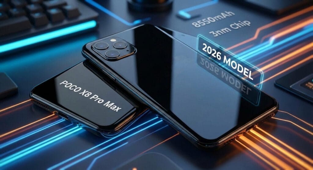 POCO X8 Pro Max price and 8550mAh battery leaks.