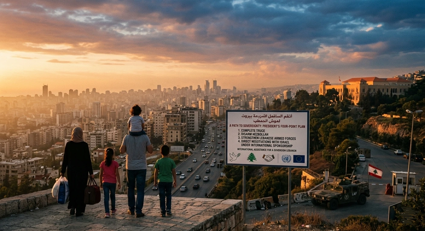 Lebanon’s Bold Plan: President Aoun Calls for 100% Direct Peace Talks